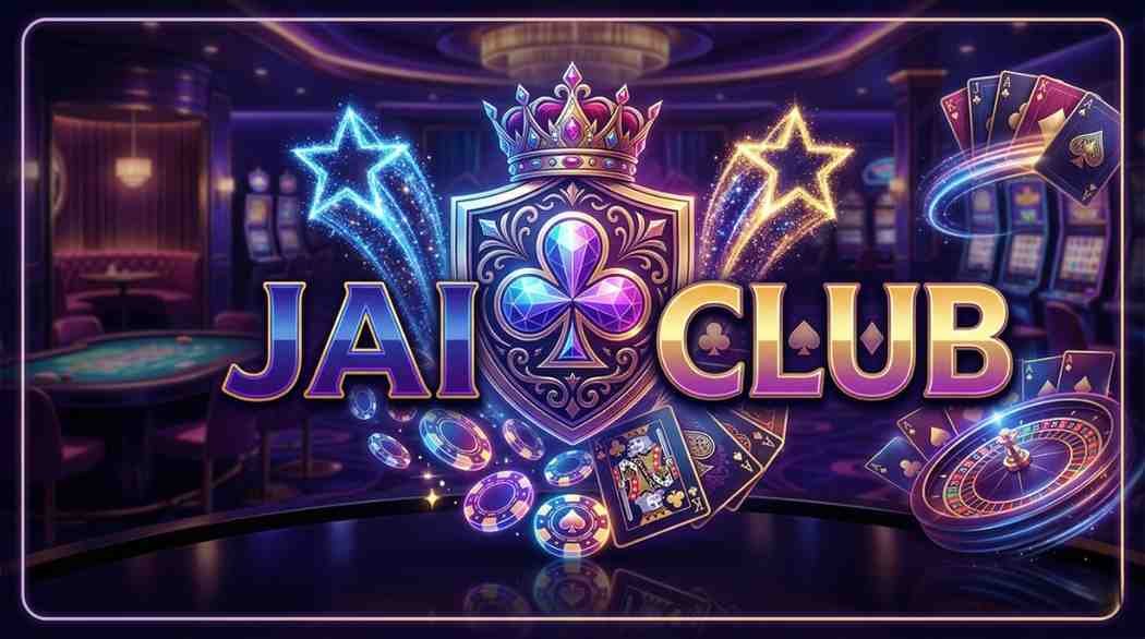 Jai Club Game Download — App interface showing Wingo color prediction and gaming dashboard for Android and iOS devices